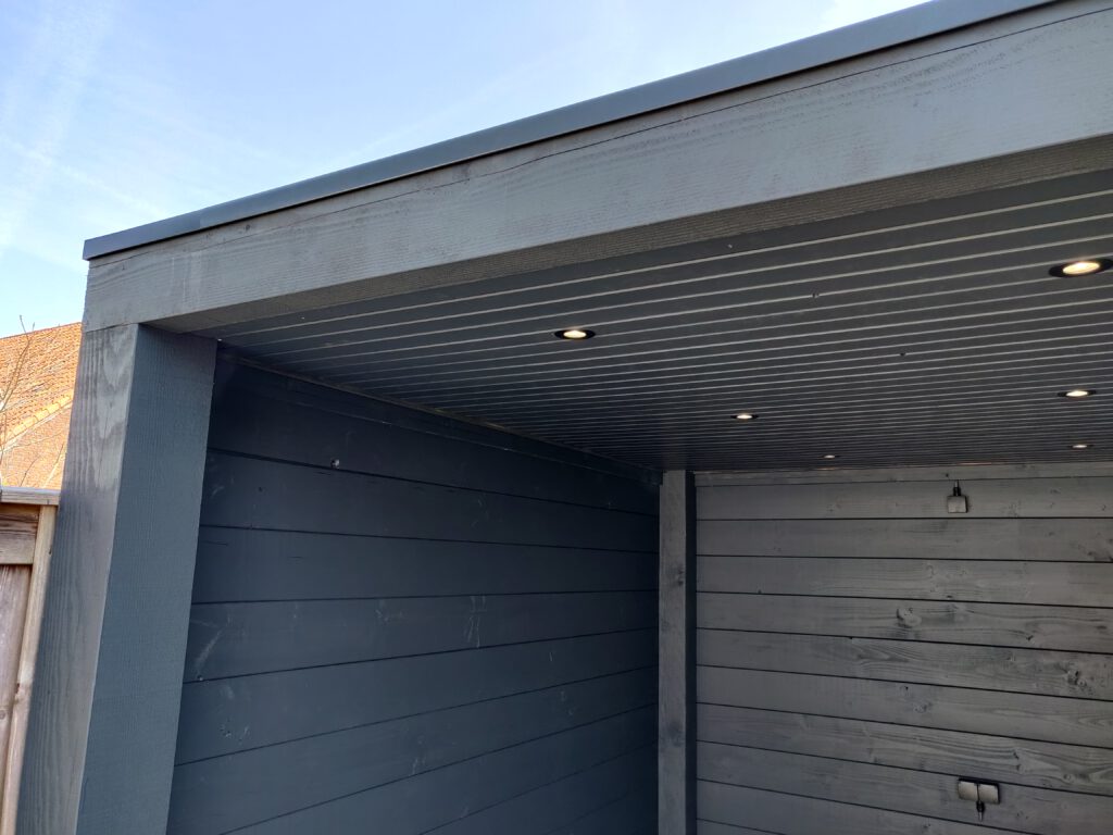 Moderne veranda detail